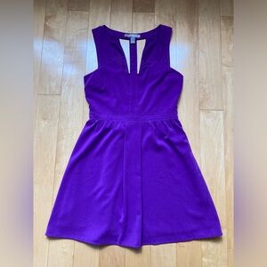 Forever 21 Vibrant Purple Skater Dress